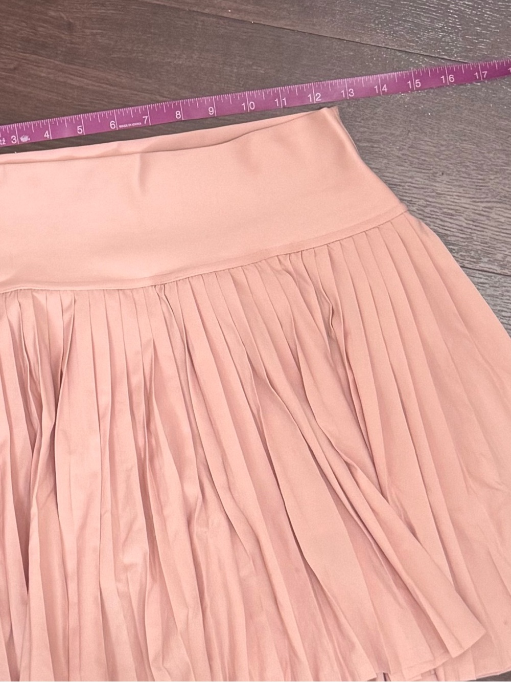 Alo Yoga Grand Slam Tennis Skirt Pink Quartz Size Large - Picture 2 of 7